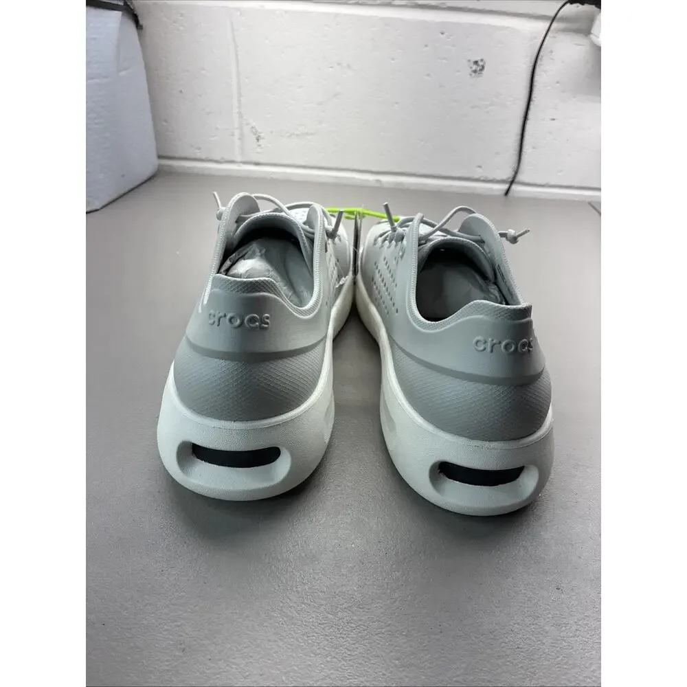 New Crocs Men’s 12 LiteRide Inmotion Pacer Sneaker Gray Shoes 210831-1MK Comfort